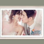 Khung ảnh tráng meka mã Q1B bản 6cm