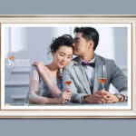 Khung ảnh tráng meka mã Q3 A bản 6cm