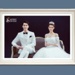 Khung ảnh tráng meka mã Q3 B bản 6cm