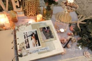 in album cưới vintage