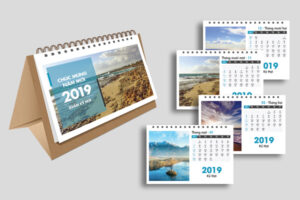 in lịch để bàn