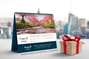 In lịch để bàn doanh nghiệp