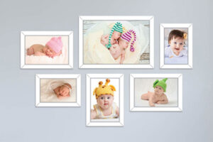 bộ khung ảnh treo tường cho bé